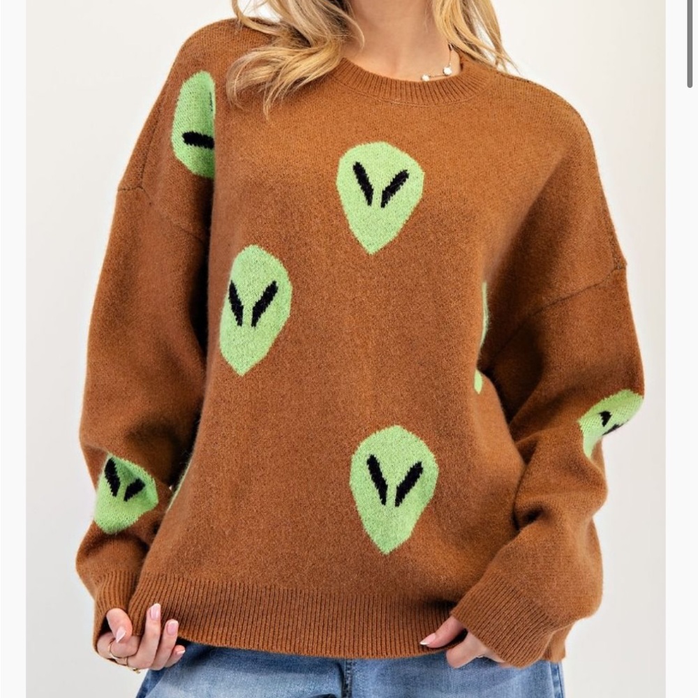 Easel Alien Sweater